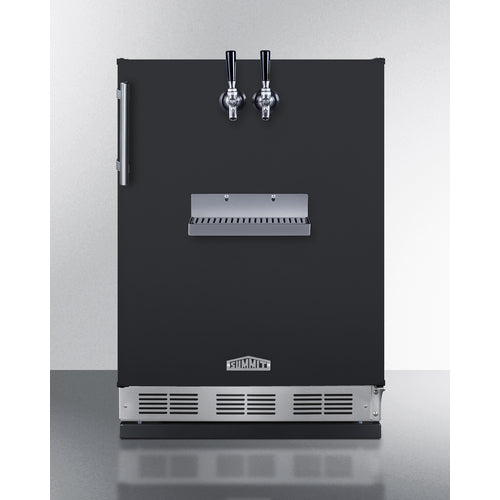 Summit Appliance 24 inch Built-In Undercounter Front Tap Kegerator For Commercial Or Home Use