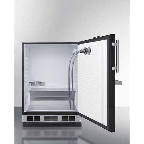 Summit Appliance 24 inch Built-In Undercounter Front Tap Kegerator For Commercial Or Home Use