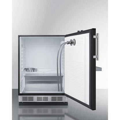 Summit Appliance 24 inch Built-In Undercounter Front Tap Kegerator For Commercial Or Home Use