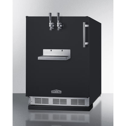 Summit Appliance 24 inch Wide Front Tap Built-In Beer Kegerator