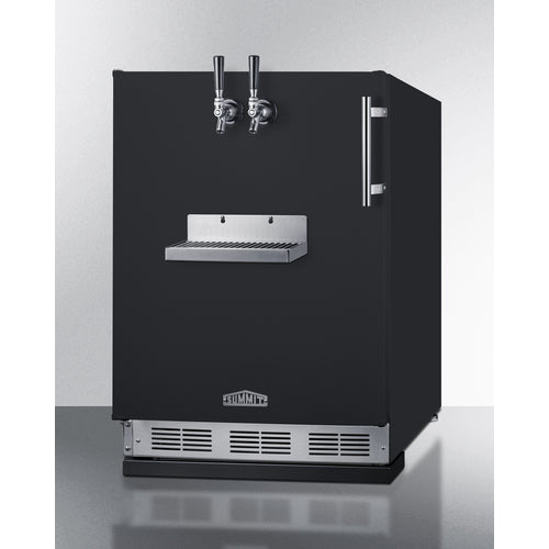 Summit Appliance 24 inch Wide Front Tap Built-In Beer Kegerator