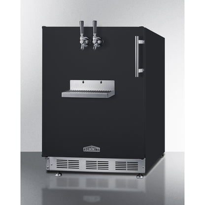 Summit Appliance 24 inch Wide Front Tap Built-In Beer Kegerator