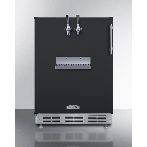 Summit Appliance 24 inch Built-In Undercounter Front Tap Coffee Kegerator For Commercial Or Home Use