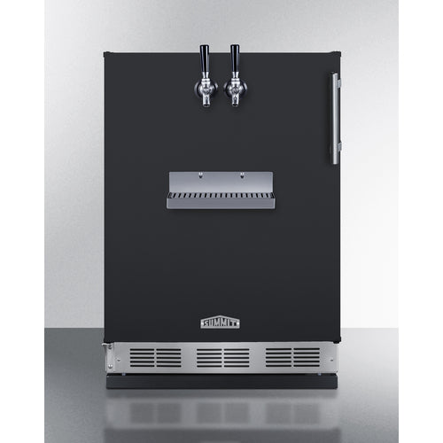 Summit Appliance 24 inch Wide Front Tap Built-In Beer Kegerator
