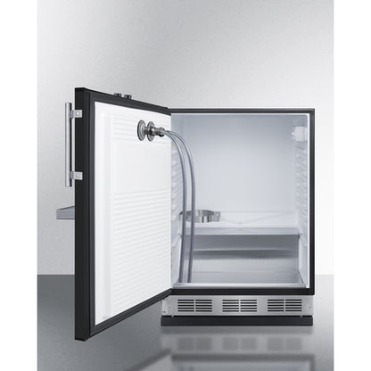Summit Appliance 24 inch Built-In Undercounter Front Tap Coffee Kegerator For Commercial Or Home Use
