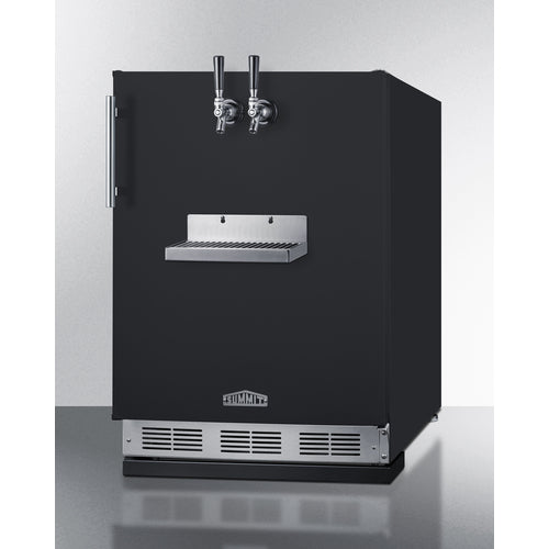 Summit Appliance 24 inch Built-In Undercounter Front Tap Kegerator For Commercial Or Home Use