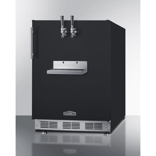 Summit Appliance 24 inch Built-In Undercounter Front Tap Coffee Kegerator For Commercial Or Home Use