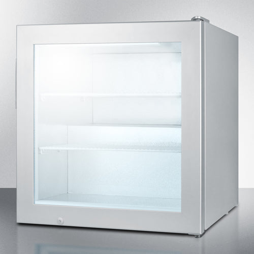 Summit Appliance Compact Commercial Vodka Chiller With Self-Closing Glass Door