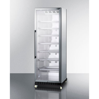 Summit Appliance 12.6 cu.ft. 24" Wide Mini Reach-In Beverage Center with Dolly