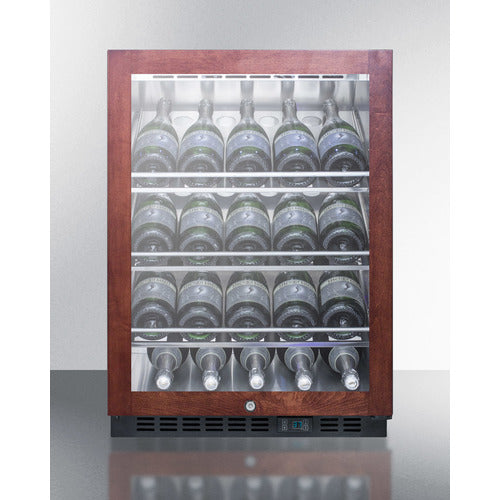 Summit Appliance 20 Bottle 24" Wide Single Zone Built-In Commercial Wine Cellar