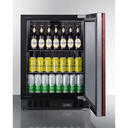 Summit Appliance 25 bottle 24" Wide Built-In Beverage Center (Panel Not Included)