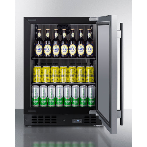 Summit Appliance 25 bottle 24" Wide Built-In Beverage Center