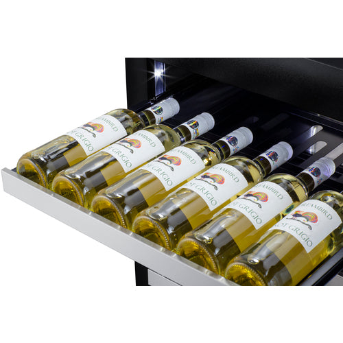 Summit Appliance 33 Bottle 24" Wide Built-In Wine Cellar