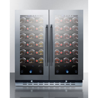 Summit Appliance 66 Bottle 30" Wide Built-In Wine Cellar