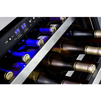 Summit Appliance 46 Bottle 24" Wide Built-In Wine Cellar