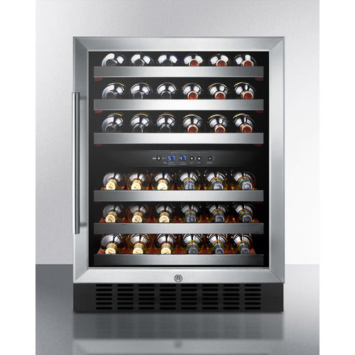 Summit Appliance 46 Bottle 24" Wide Built-In Wine Cellar