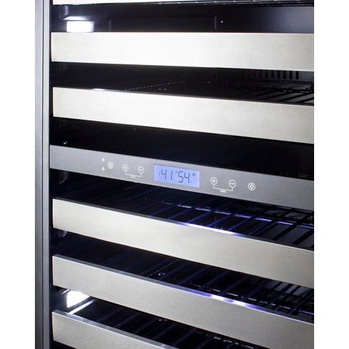 Summit Appliance 116 Bottle 24" Wide Dual-Zone Wine Cellar