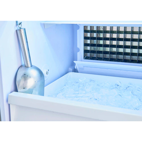 Summit Appliance 18" Wide Indoor Clear Icemaker, ADA Compliant (Panel Not Included)