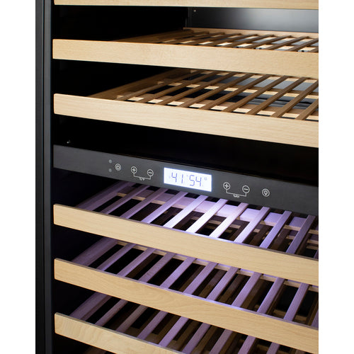 Summit Appliance 162 Bottle 24" Wide Dual Zone Wine Cellar