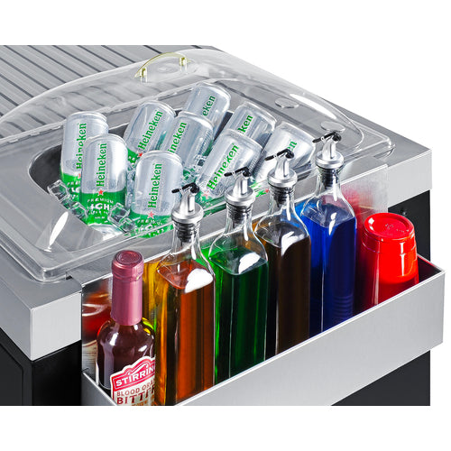 Summit Appliance Portable Outdoor Kitchenette with Glass Door