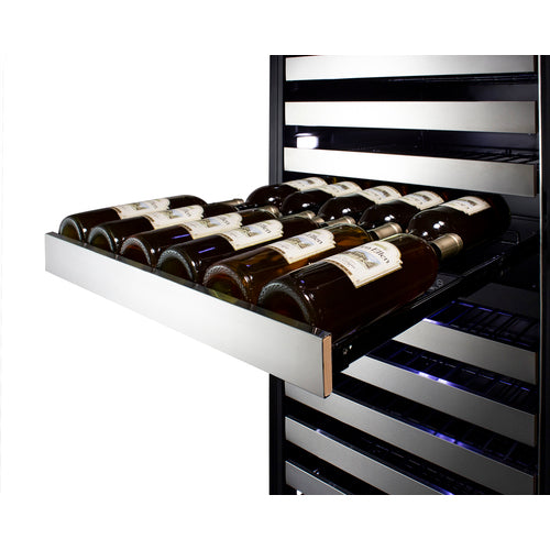 Summit Appliance 116 Bottle 24" Wide Dual-Zone Wine Cellar