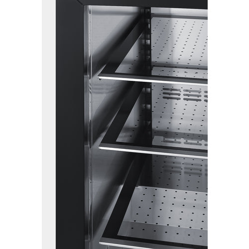 Summit Appliance 18" Deep 15 inch Wide Undercounter ADA Height Beverage Center With Panel-Ready Glass Door
