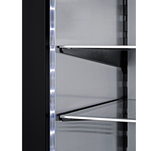 Summit Appliance 18" Deep 15 inch Wide Undercounter ADA Height Beverage Center With Panel-Ready Glass Door