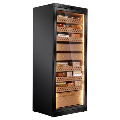 Raching MON5800A Precision Electronic Cigar Humidor Cabinet | 3000–4000 Cigar Capacity | ±1% Climate Control