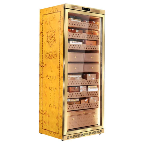 Raching MON5800A Precision Electronic Cigar Humidor Cabinet | 3000–4000 Cigar Capacity | ±1% Climate Control