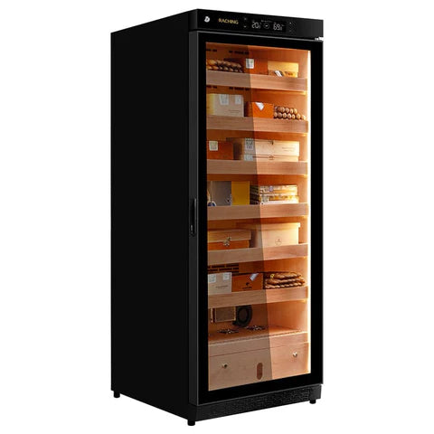 Raching C330A Precision Climate-Controlled Cigar Humidor Cabinet | 900–1000 Cigar Capacity