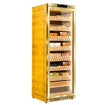 Raching MON3800A Precision Electronic Cigar Humidor Cabinet | 1500–1800 Cigar Capacity | ±1% Climate Control