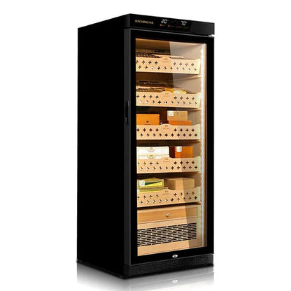 Raching MON1800A Precision Electronic Cigar Humidor Cabinet | 900+ Cigar Capacity | ±1% Climate Control