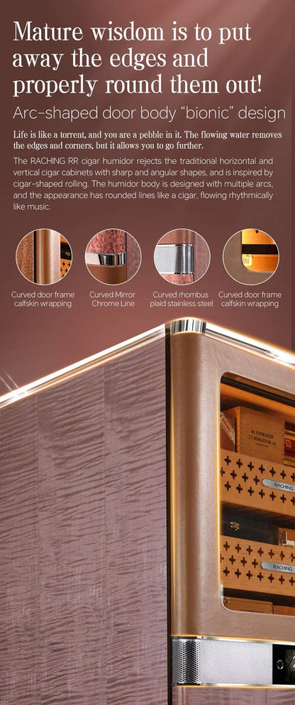 Raching RR980 Reserva Precision Electric Cigar Humidor Cabinet | 3000–4000 Cigar Capacity