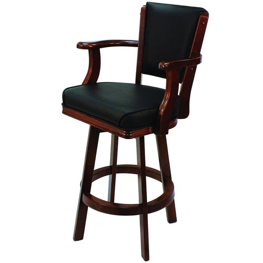 Ram Game BSTL2 - Swivel Barstool With Arms - English Tudor