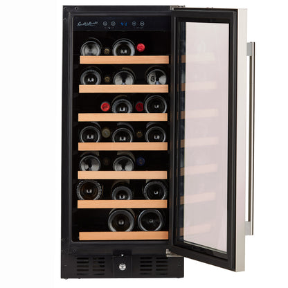 Smith & Hanks 34 Bottle Single Zone Under Counter Wine Cooler