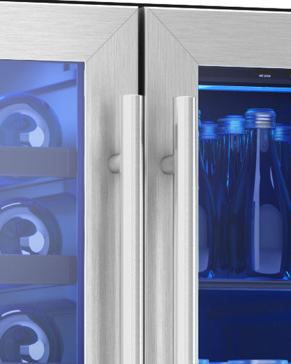 Presrv Brisas 24" French Door Wine & Beverage Cooler