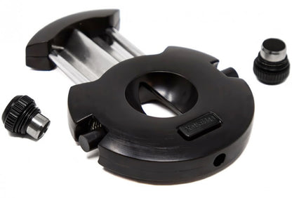 Prestige Import Group High Quality Round Combination V-Cut w/ 10mm & 8mm Punch Cutters (Black)