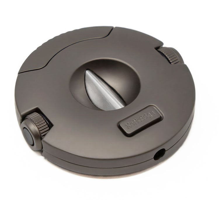 Prestige Import Group High Quality Round Combination V-Cut w/ 10mm & 8mm Punch Cutters (Gun Metal)