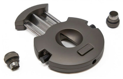 Prestige Import Group High Quality Round Combination V-Cut w/ 10mm & 8mm Punch Cutters (Gun Metal)