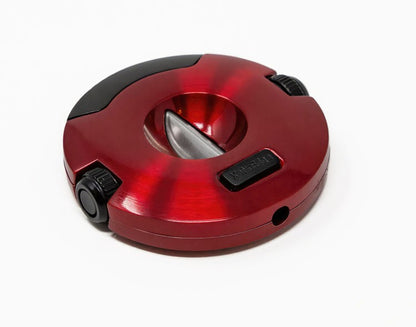 Prestige Import Group High Quality Round Combination V-Cut w/ 10mm & 8mm Punch Cutters (Red & Black)