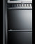 Summit Appliance 46 Bottle 24" Wide Combination Dual-Zone Wine Cellar and 2-Drawer Refrigerator-Freezer