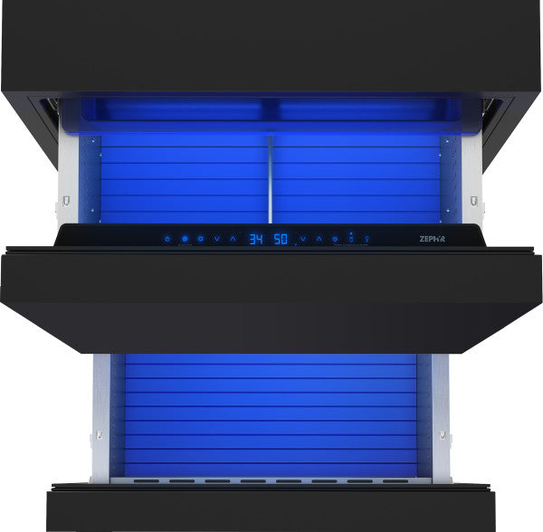 Zephyr Presrv™ Panel Ready Dual Zone Refrigerator Drawers
